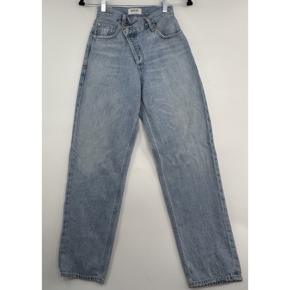 Agolde Criss Cross Upsized Women's Jean in Suburbia Size 23 Denim A097-983